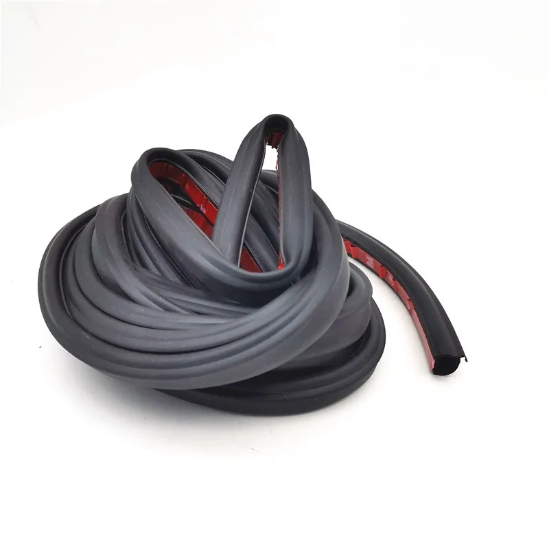 4M Black Sponge EPDM Car Door Moulding Seal Trim Rubber Sealing Strip Weatherstrip