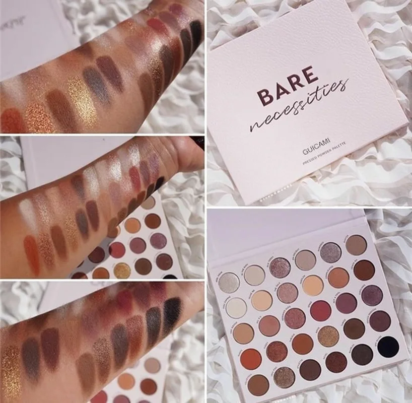 

Палетка натуральных теней для век, 30 цветов, блестящие перламутровые тени для век, натуральные, легко окрашиваются