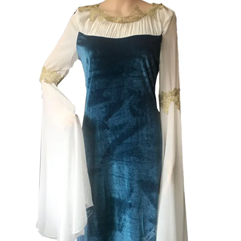 Платье Арвен эльфа костюм принцессы Галадриэль для взрослых женщин