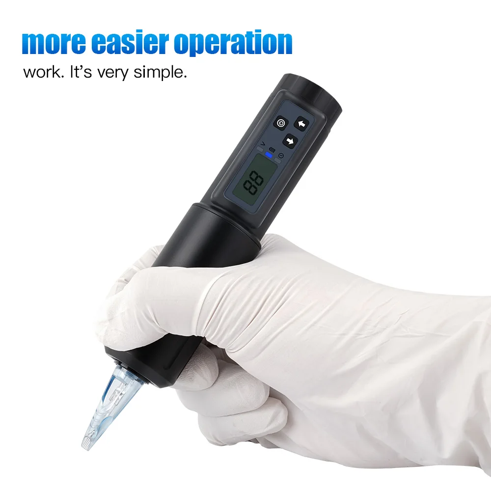 

Wireless Battery Pen New Tattoo Kit Rotary Tattoo Machine Pen With Powerful Tattoo Power Supply Mini Wireless Tattoo Set