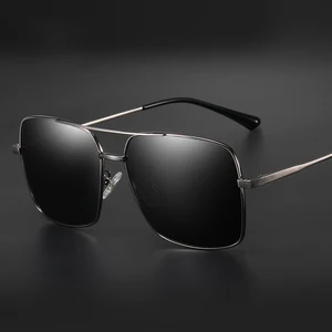 Солнцезащитные очки Мужские Винтажные женские классические квадратные солнцезащитные очки поляризованные UV400 стеклянные линзы для вождения уличные очки для мужчинженщин 98015