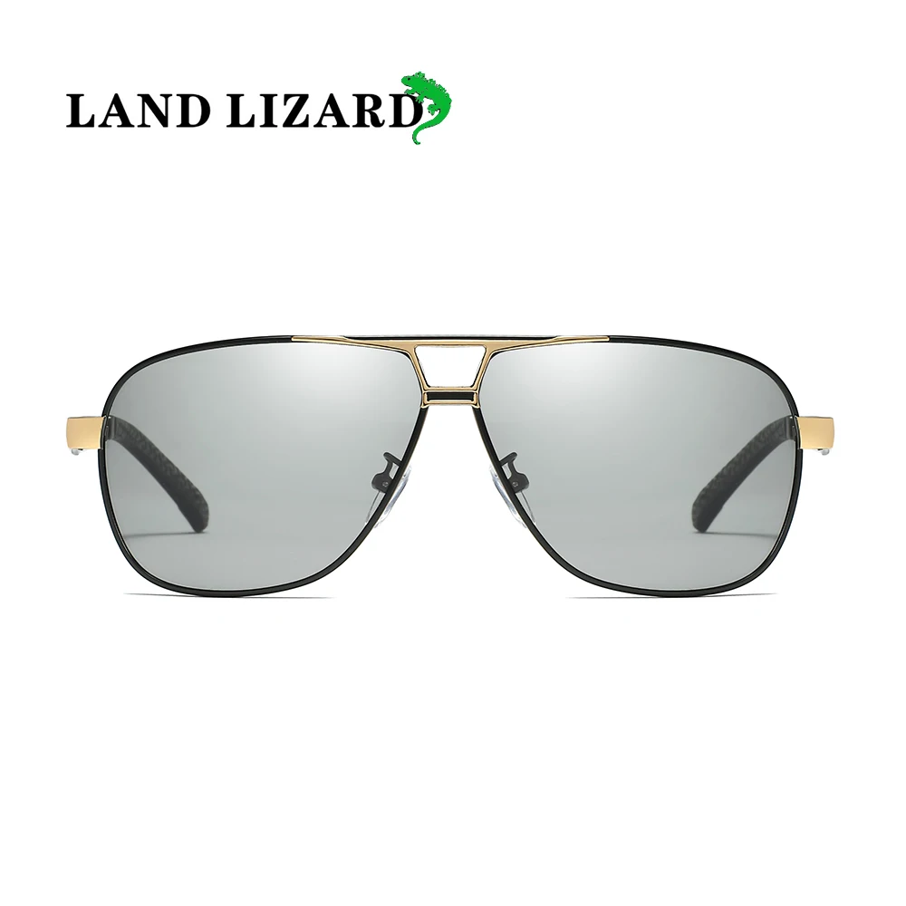 Мужские солнцезащитные очки с поляризацией алюминиево магниевые фотохромные