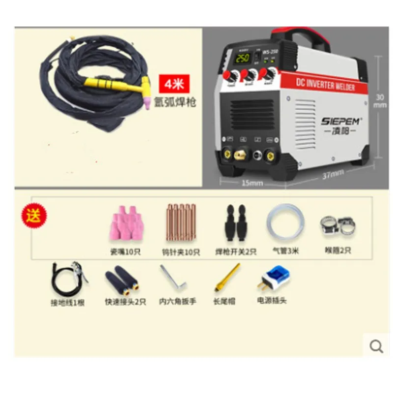 2в1 ARC/TIG IGBT инвертор дуговой Электрический сварочный аппарат 220V 250A MMA сварочные