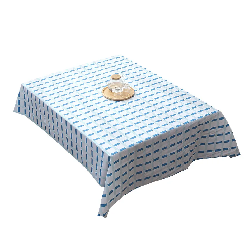 Европейская полосатая водонепроницаемая и маслостойкая Скатерть не моющаяся