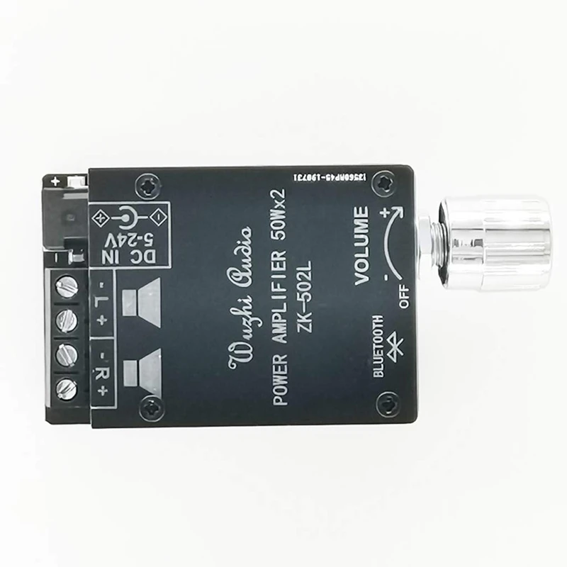 ZK 502L Bluetooth 5 0 беспроводной цифровой усилитель мощности стереоплата 50Wx2