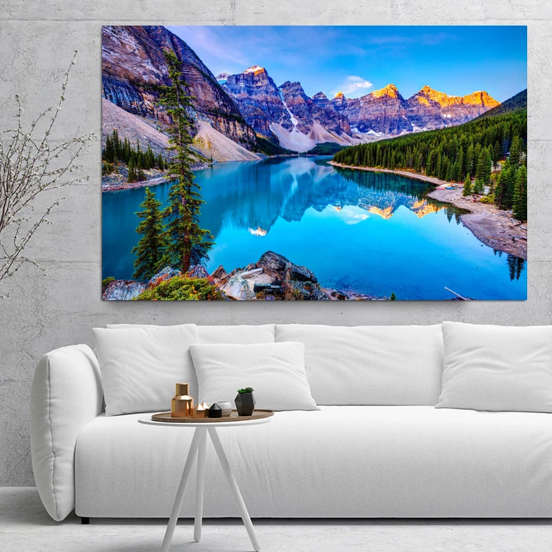 RELIABLI ART Пейзаж Wall Art Холст Картина плакат и печать на холсте Настенная картина для