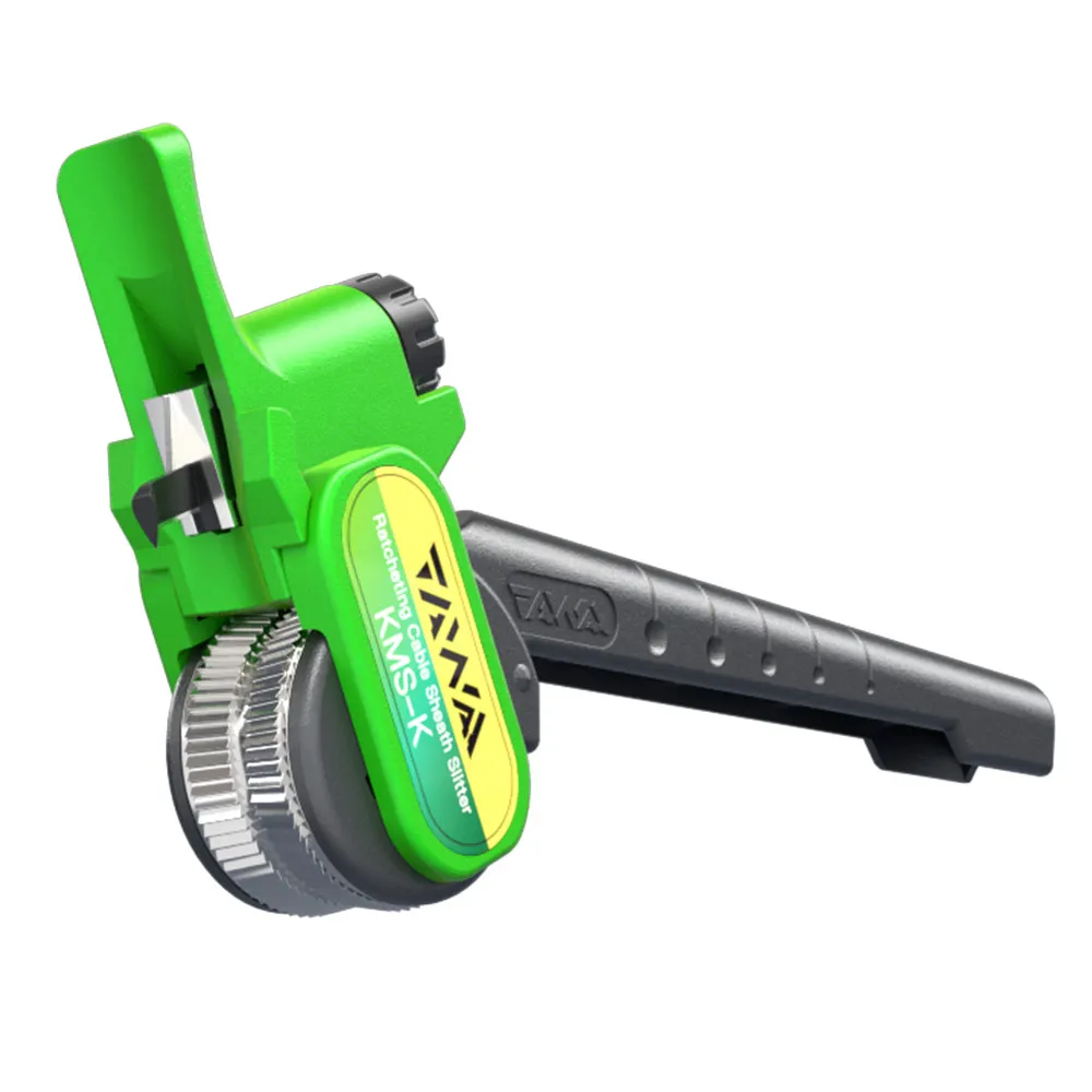 TAWAA KMS-K Резак кабельный с ратшетной системой - оптический инструмент для волоконно-оптических кабелей - 2021 Стриппер - ОДИН ИЗ КОМПЛЕКТА ИНСТРУМЕНТОВ ДЛЯ ПОДКЛЮЧЕНИЯ ВОЛОКОННО-ОПТИЧЕСКИХ КАБЕЛЕЙ.