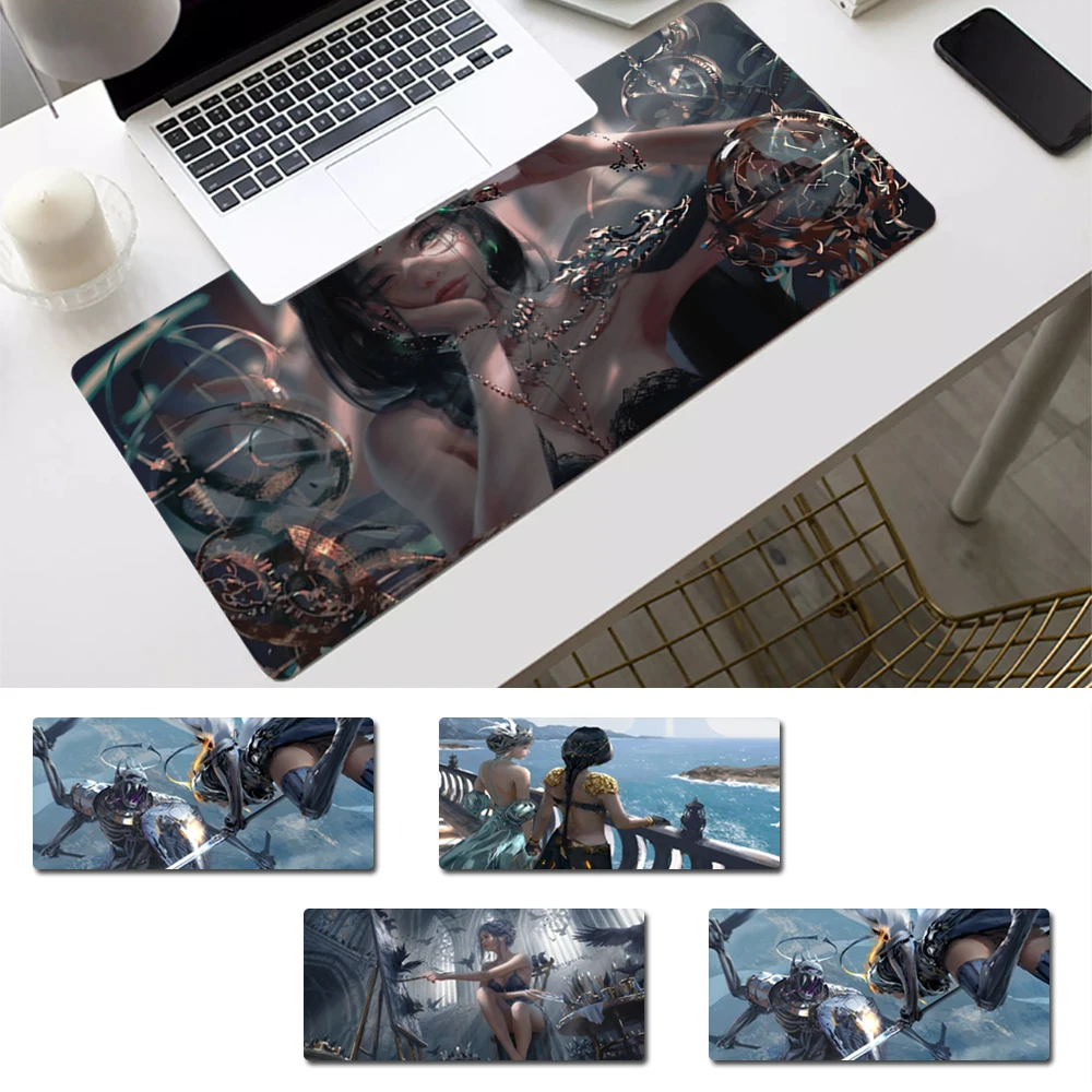 

Hot Sell Ghost Blade Gaming Mouse Pad Laptop PC Computer Mause Pad Desk Mat For Big Gaming Mouse Mat For Overwatch/CS GO
