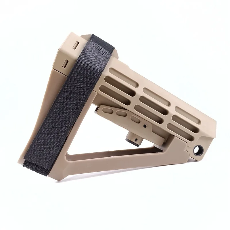 

Rear Stock Nylon Gel Blaster Accessories Support Toy Water Gun AR15 SLR 556 M4 HK416 GBB Kublai Jin Ming Jinji Water Bomb GBB