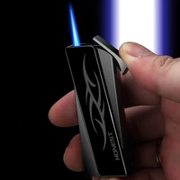 new creative windproof lighter straight metal torch turbine portable personality fashion lighter cigar smoking set men%e2%80%99s gift