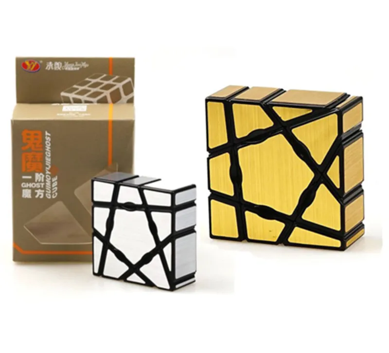 YJ YongJun 1x3x3 зеркальный волшебный куб золотистый Серебристый Гладкий литой с