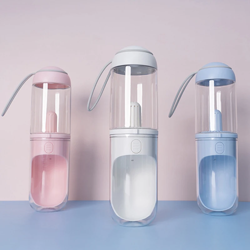 

Портативная бутылка для воды для домашних животных, бутылка с питьевой миской для маленьких и больших питомцев, с фильтром и активацией для ...