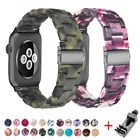 Ремешок полимерный для apple Watch series 7 6 5 4 band 42 мм 38 мм, прозрачный браслет для iwatch se 6 5 4 3 44 мм 40 мм