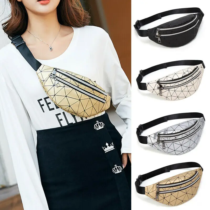 4 Цвета поясная сумка для дамские туфли из PU искусственной кожи (полиуретан) с