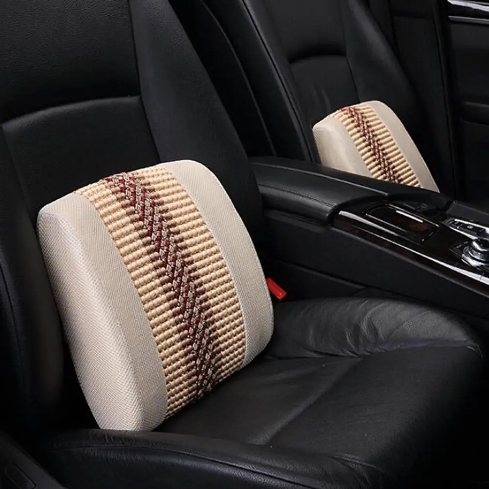 Автомобильная подушка из хлопка с эффектом памяти на талию офисное кресло