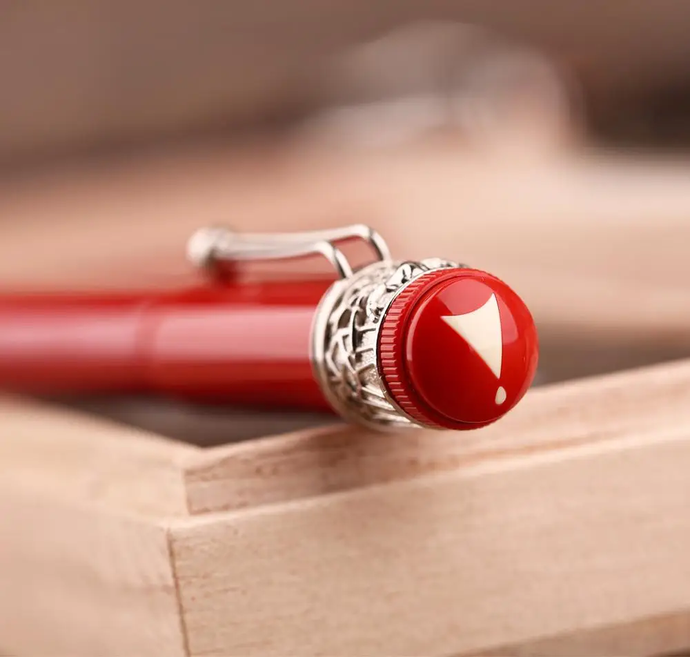 Перьевая ручка Majohn Master F9 металлическая чернильная со змеей/пауком перо F 0 5 мм