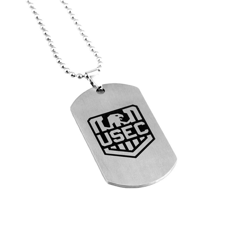 Game Escape From Tarkov Stainless Steel Pendant Necklace Men and Women BEAR USEC Jewelry Gift | Украшения и аксессуары