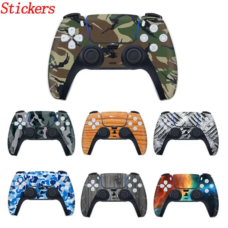 Защитный чехол для контроллера PS5 камуфляж силиконовая наклейка геймпада