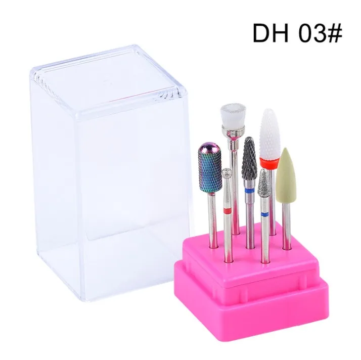 Горячая продажа 7 шт. алмазные сверла для ногтей Электрический Маникюрный машины