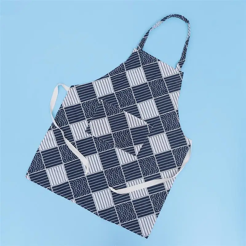 1PC Cleaning Apron Double Pocket Dirt Proof Oilproof Cooking Pinafore Adjustable Hanging Neck for Home Kitchen | Дом и сад