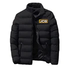 Новинка 2021, Мужская модная куртка JCB Excavator с принтом, удобная хлопковая одежда на молнии, зимняя теплая Классическая стильная куртка на заказ