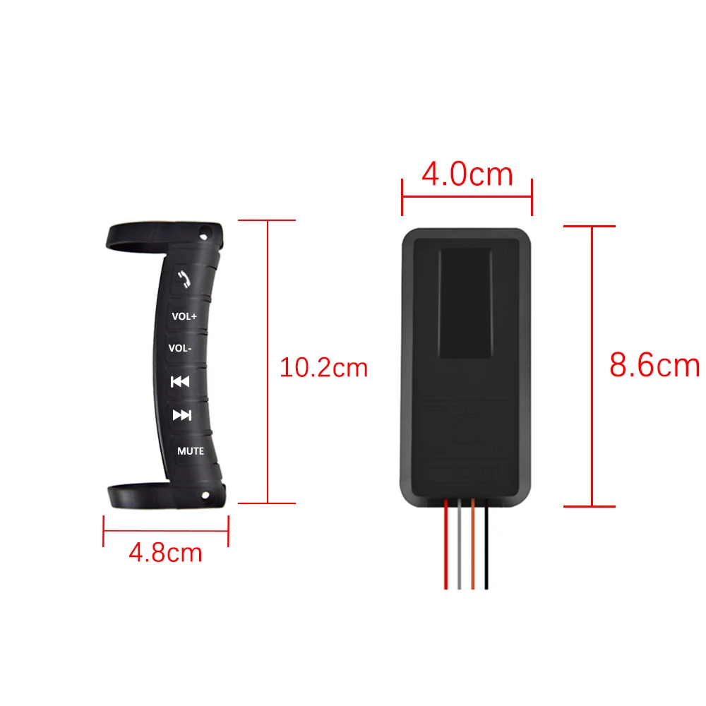 Универсальный многофункциональный пульт дистанционного управления на руль Podofo