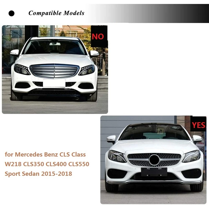 Крышка радиатора противотуманной фары для Benz CLS Class W218 CLS350 CLS400 Sport 2015-2018 |