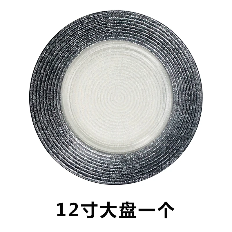 

European Style Dinner Plates Set Dinnerware Luxury Plates Dinner Serving Kitchen Tableware Set Vajilla Kitchen Supplies BC50PT