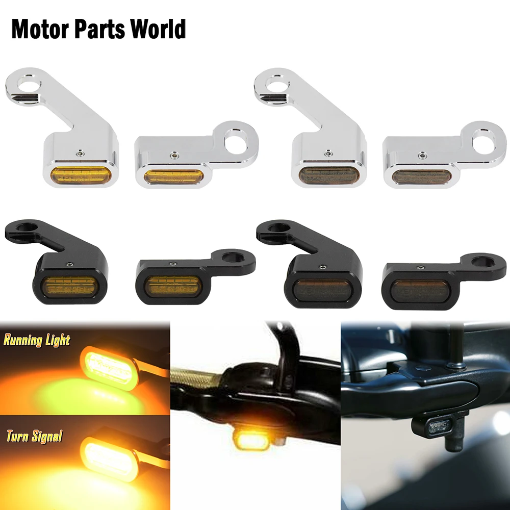 Мотоцикл Янтарный светодиодный индикатор указателя поворота светильник для