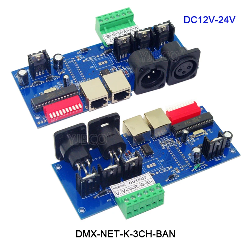 Цифровой трубчатый дисплей Φ 3CH/4CH/12CH/18CH/24CH/36CH led RGB/RGBW DMX512 контроллер декодера для