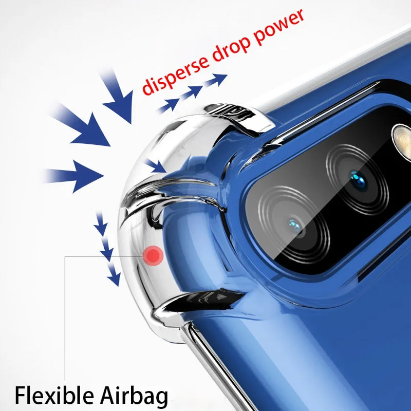 honor 7a dua-l22 9x чехол защитный хонор 7а Мягкий Прозрачный Силикон ТПУ на 7 a pro