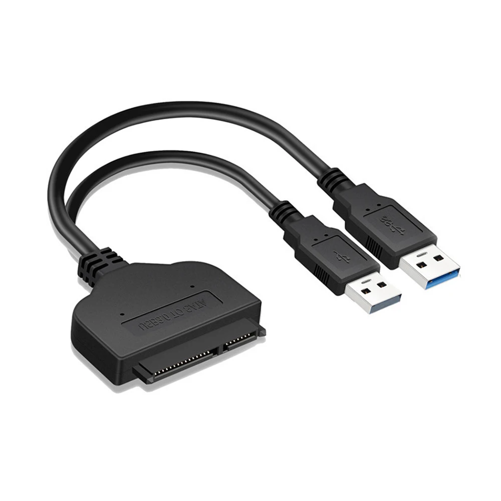 Кабель-адаптер для жесткого диска SATA 3 с USB 2 5 на 0 дюйма конвертер SSD/HDD Прямая