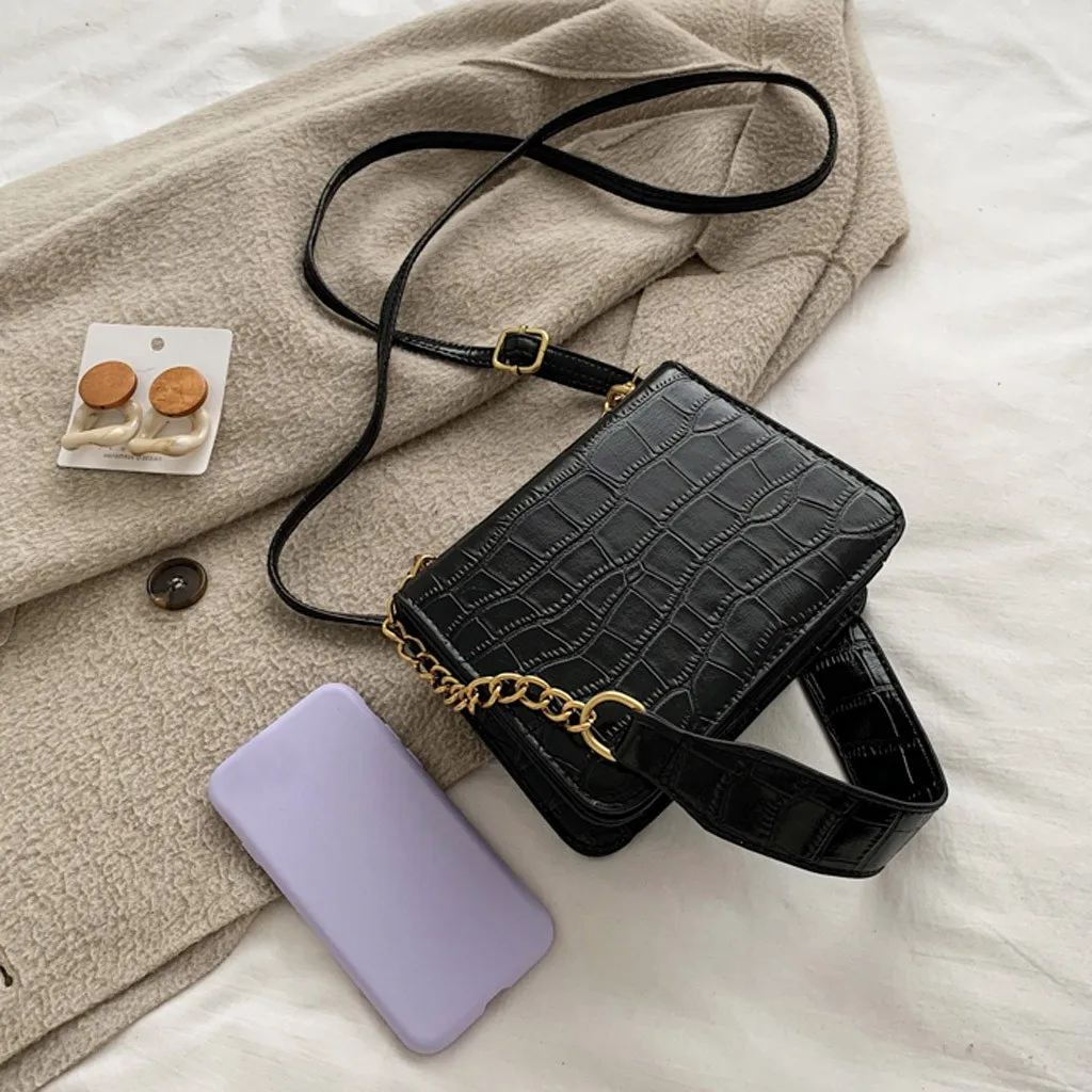 Простая кожаная сумка модные летние сумки женские плечи мешок ретро из