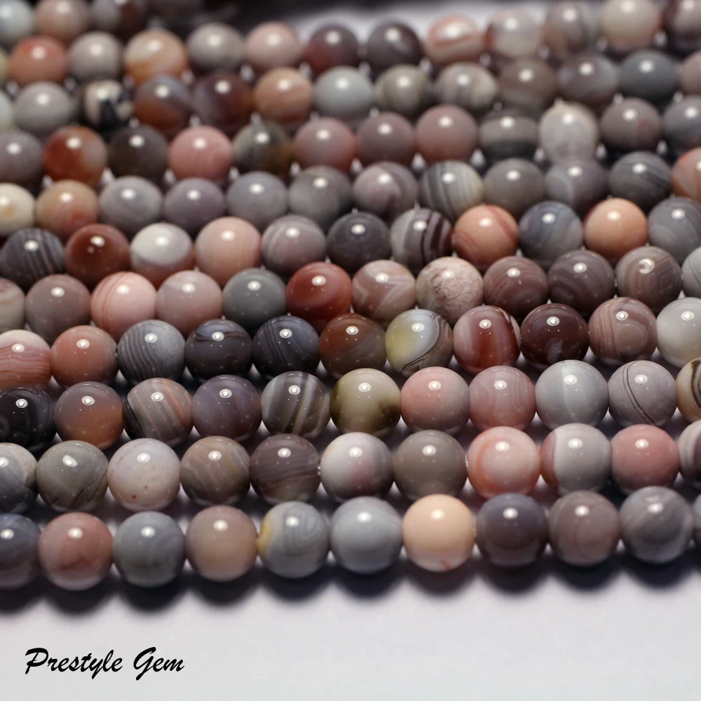 Meihan Бесплатная доставка натуральные розовые гладкие круглые бусины из