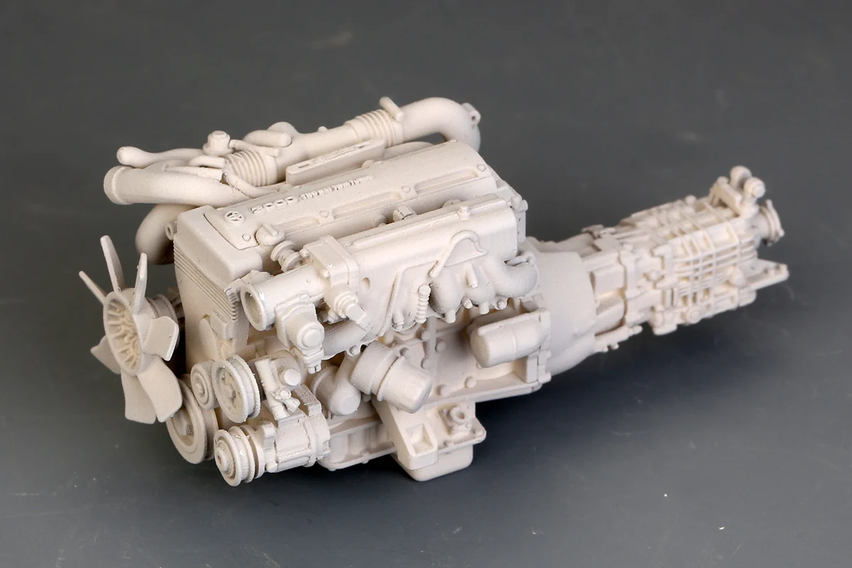 Hobby Design 1/24 Toyot 2JZ комплект двигателя (смола + полиэтилен) HD03-0497 модель автомобиля