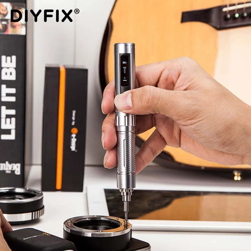 ES120 плюс точность Мини Беспроводная электрическая отвертка набор Smart движения