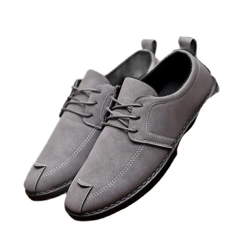 

2021 men's shoes spring and summer new leather shoes men's casual shoes Pu fashion shoes sports board shoes men's single shoes