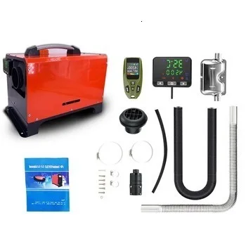 12 в 1 8 кВт Регулируемый автомобильный тепловентилятор отверстие новый черный ЖК