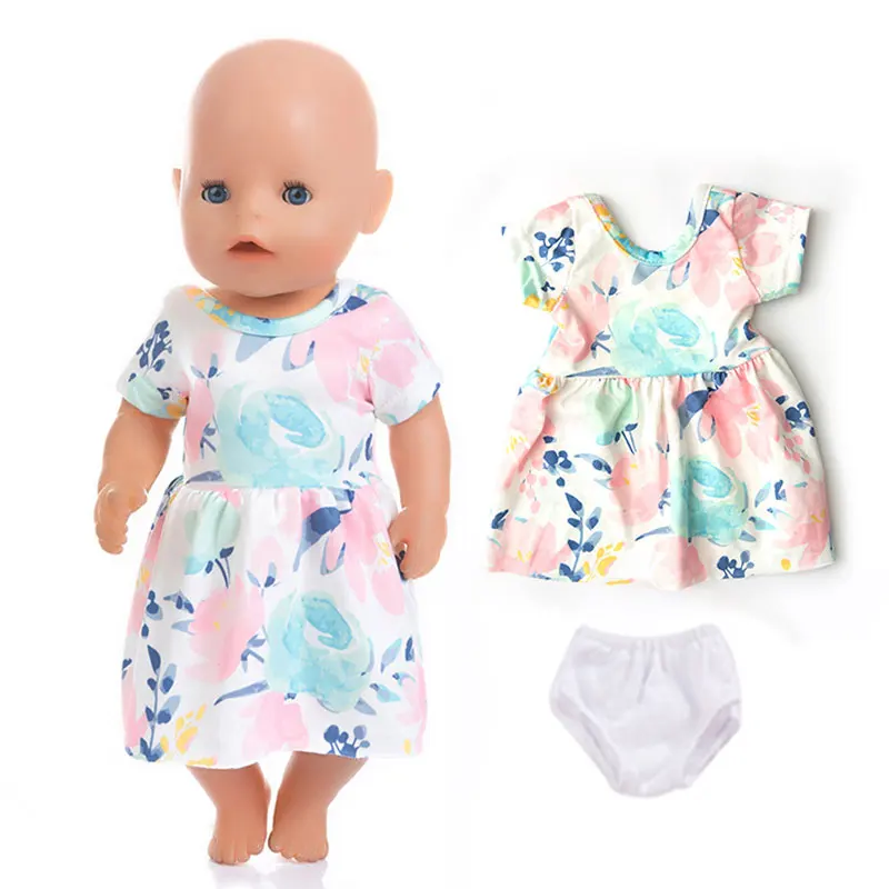 03 Модное платье для 43 см; Zapf Baby Doll; 17 дюймов; куклы для новорожденных; Одежда и аксессуары - Цвет: 03