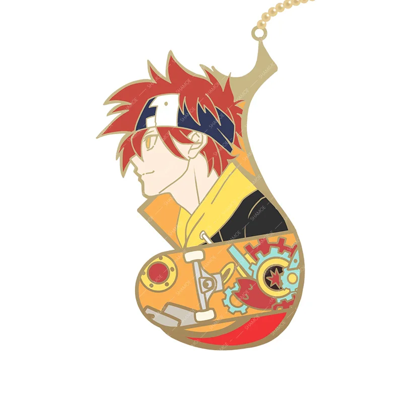 

Anime SK8 the Infinity SK EIGHT Kyan Reki Hasegawa Ranga LANGA Metal Button Brooch Pins Collection Medal Souvenir Pendant Toy