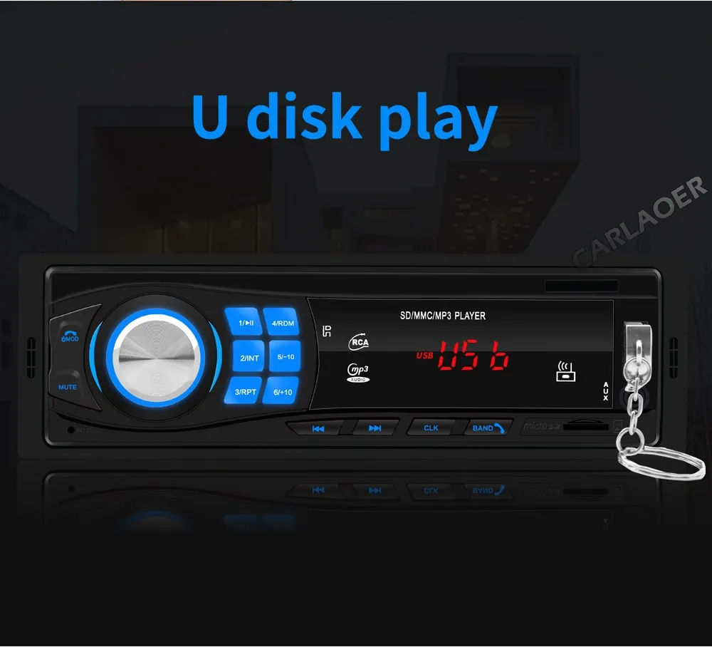 Bluetooth Autoradio 12V Car Stereo Radio FM Aux-IN Input Receiver SD USB In-dash 1 din Car MP3 Multimedia Player