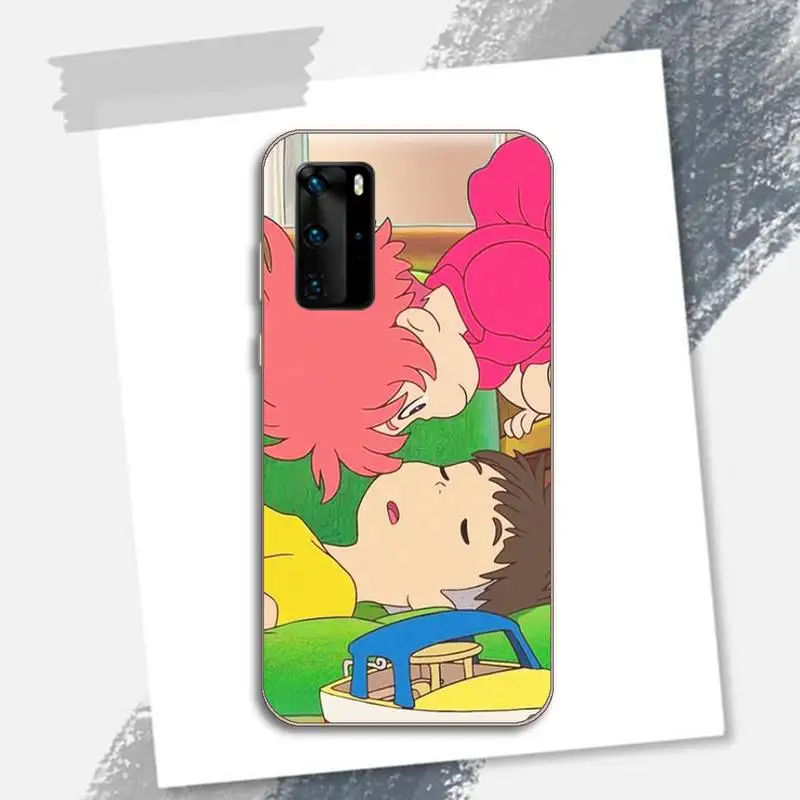 

Hayao Miyazaki anime ponyo Phone Case Transparent for Huawei P honor 8 10i 20 30 40 smart 2019