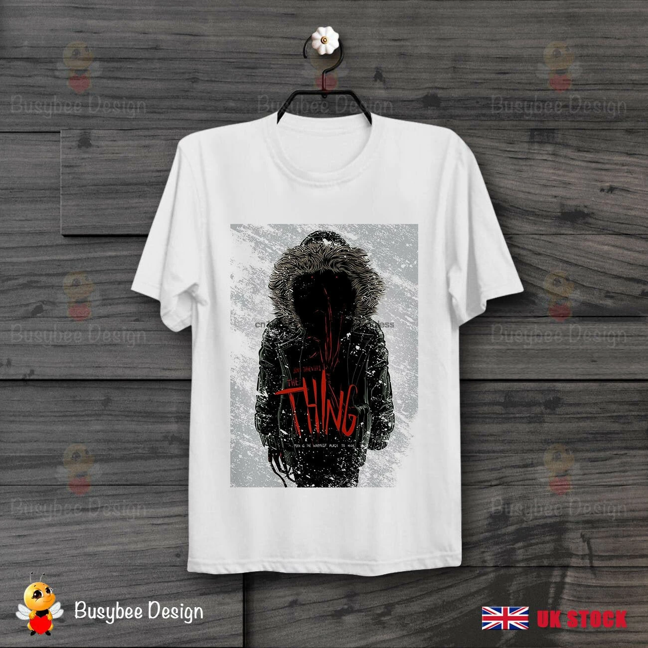 Джон плоттер The Thing фильм ужас научная фантастика крутая унисекс футболка