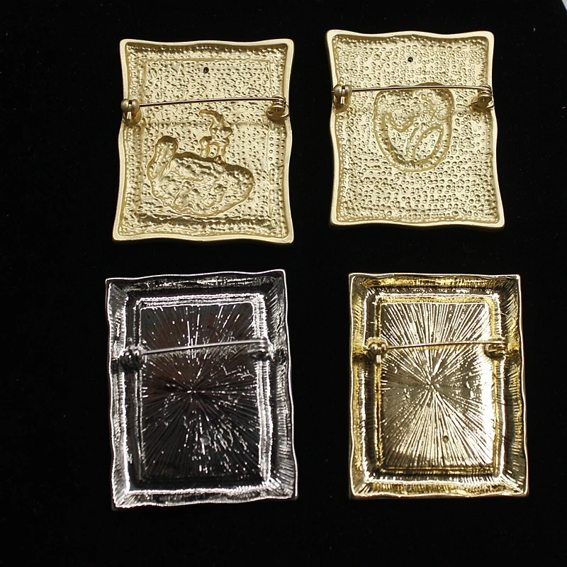 Новая брошь в стиле ретро барокко картина маслом Ван Гога Пикассо масляная