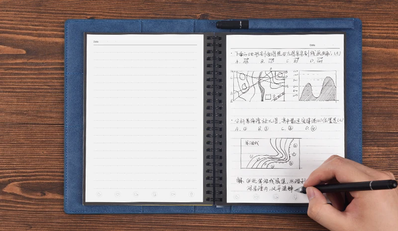 Elfinbook TS Sketchbook A5 умный многоразовый стираемый дневник Рисование Живопись граффити маленькая твердая обложка чистая бумага Блокнот памятка