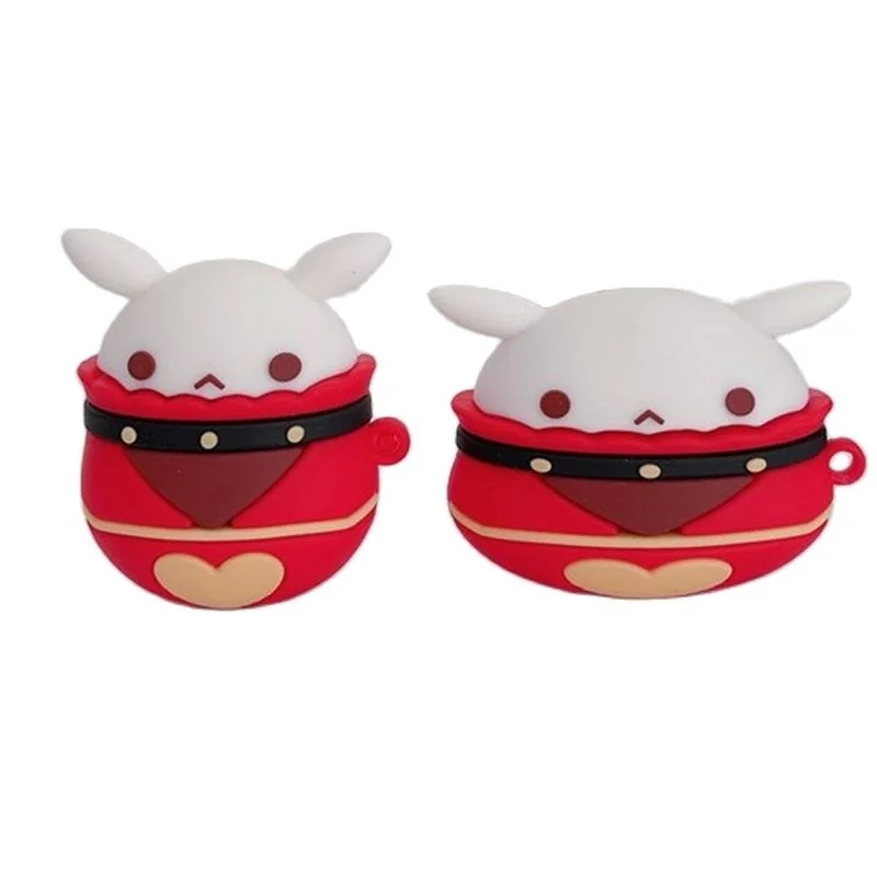 

Новый аниме Genshin Impact Klee Ganyu Keqing Bomb Dango Cosplay силиконовый защитный чехол для Airpods Pro коробка для наушников подарок