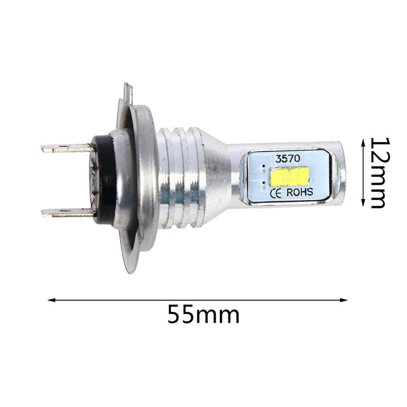 

1PCS H7 Led Canbus Headlight H7 Led Lo Beam Bulbs 6000K IP 68 CSP 3570 LED Chips
