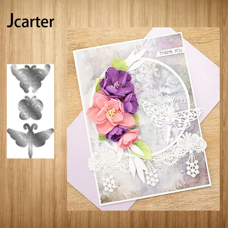 

Arrival Metal Cutting Dies Butterfly Dragonfly Craft Handmade Knife Mould Blade Punch Stencils Dies Cut for Scrapbooking Model