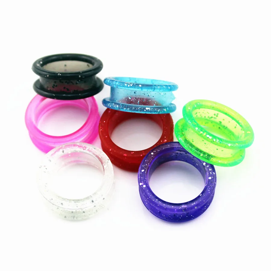 50 шт. профессиональные Силикагель волос кольцо-ножницы для резки парикмахерские