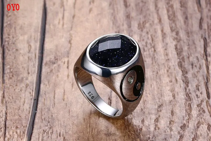 Мужские серебряные кольца 925 пробы китайские ювелирные изделия религиозное